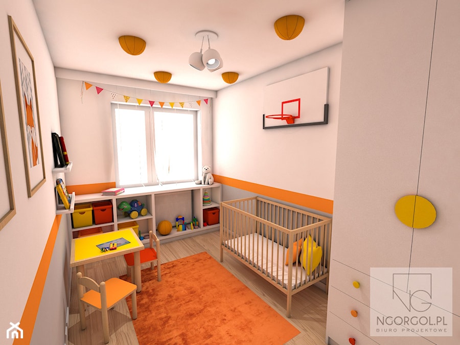 Pokój małego fana koszykówki - zdjęcie od NGORGOL