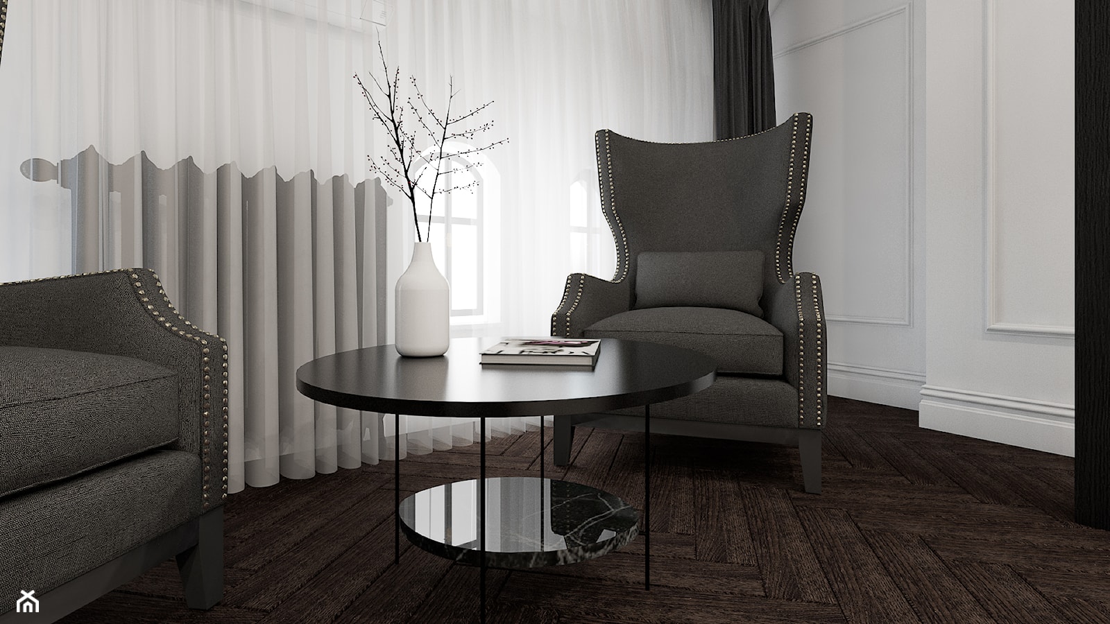 wygodne fotele w sypialni - zdjęcie od SIGMA KONCEPT projektowanie wnętrz - Homebook