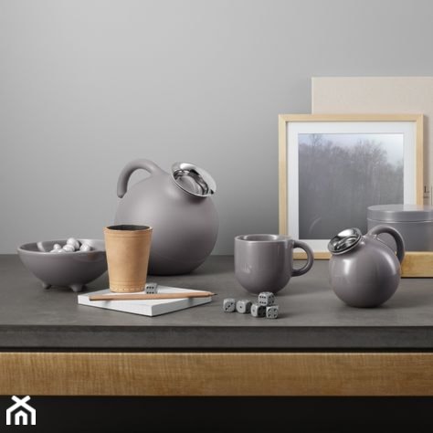 Seria Globe do herbaty w kolorze Nordic Grey - Eva Solo - zdjęcie od NordicStudio - Homebook