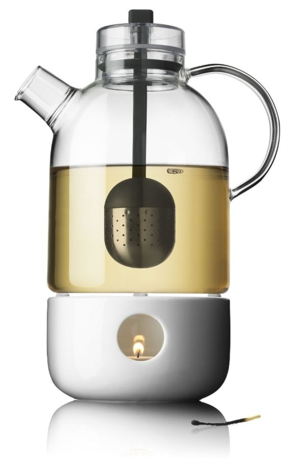 Dzbanek do herbaty z zaparzaczką i podgrzewaczem Kettle Teapot - Menu - zdjęcie od NordicStudio - Homebook