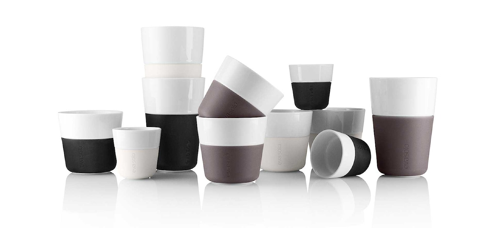 Porcelanowe kubki do kawy, espresso i latte - Eva Solo - zdjęcie od NordicStudio - Homebook