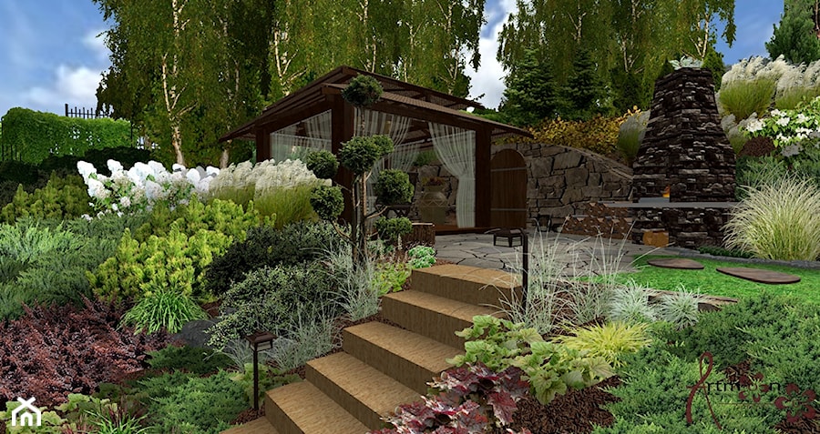 Ogród, styl rustykalny - zdjęcie od ARTMON OGRODY | ARCHITEKT KRAJOBRAZU | BUDOWA OGRODÓW