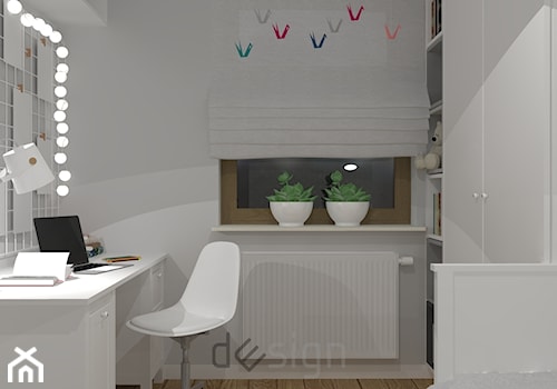 Ursus I - Małe białe biuro - zdjęcie od DW SIGN Pracownia Architektury Wnętrz