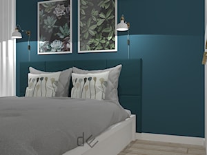 Wola IV - Mała niebieska sypialnia - zdjęcie od DW SIGN Pracownia Architektury Wnętrz