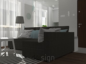 Wola - Salon, styl skandynawski - zdjęcie od DW SIGN Pracownia Architektury Wnętrz