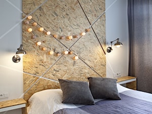 Żoliborz I | Realizacja - Mała biała szara sypialnia - zdjęcie od DW SIGN Pracownia Architektury Wnętrz