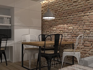 Grochów II - Średnia jadalnia w salonie - zdjęcie od DW SIGN Pracownia Architektury Wnętrz