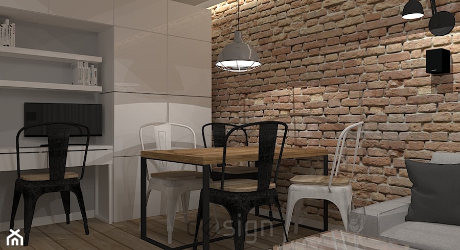 Grochów II - Średnia jadalnia w salonie - zdjęcie od DW SIGN Pracownia Architektury Wnętrz