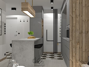 Stary Mokotów - Salon, styl industrialny - zdjęcie od DW SIGN Pracownia Architektury Wnętrz