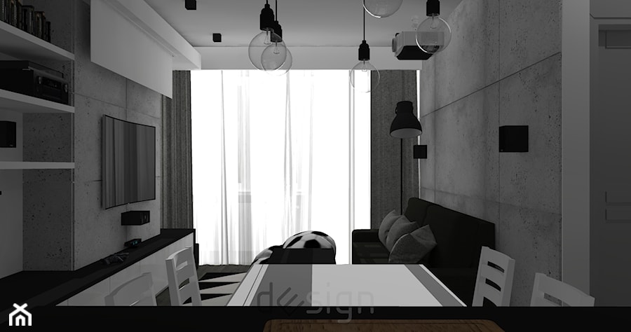 Stara Miłosna - Salon, styl nowoczesny - zdjęcie od DW SIGN Pracownia Architektury Wnętrz