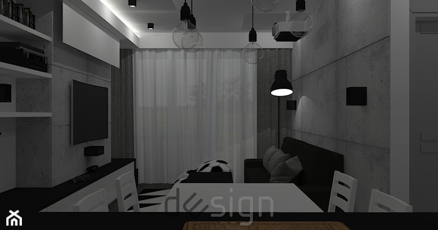 Stara Miłosna - Salon, styl nowoczesny - zdjęcie od DW SIGN Pracownia Architektury Wnętrz