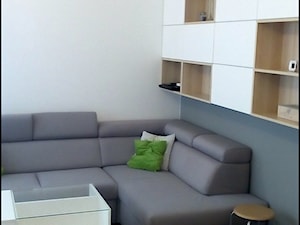 Apartamenty Zachodnia, Kraków - Mały biały salon - zdjęcie od Firma Budowlana Malhaus Remonty i Wykończenia Wnętrz