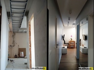 Apartamenty Zachodnia, Kraków - Hol / przedpokój - zdjęcie od Firma Budowlana Malhaus Remonty i Wykończenia Wnętrz