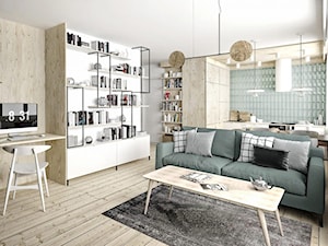 Salon, styl skandynawski - zdjęcie od BOLD Design