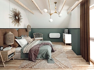 #23 Dom wczasowy w Karpaczu - Sypialnia, styl skandynawski - zdjęcie od BOLD Design