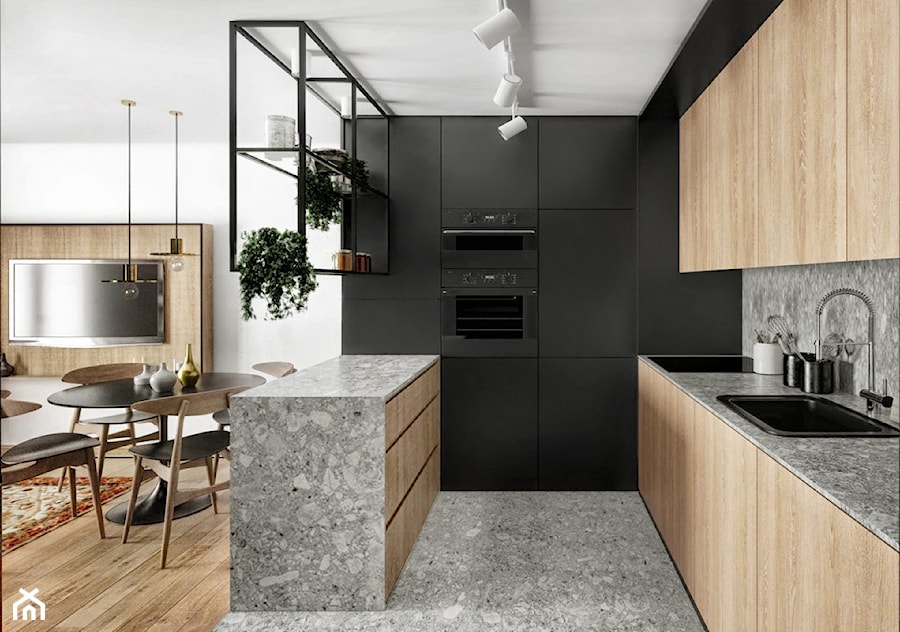 #21 Mieszkanie w Warszawie - Kuchnia, styl industrialny - zdjęcie od BOLD Design