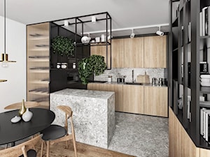 #21 Mieszkanie w Warszawie - Kuchnia, styl industrialny - zdjęcie od BOLD Design