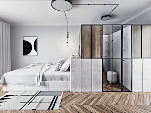 #16 Projekt mieszkania na Mokotowie - Sypialnia, styl skandynawski - zdjęcie od BOLD Design