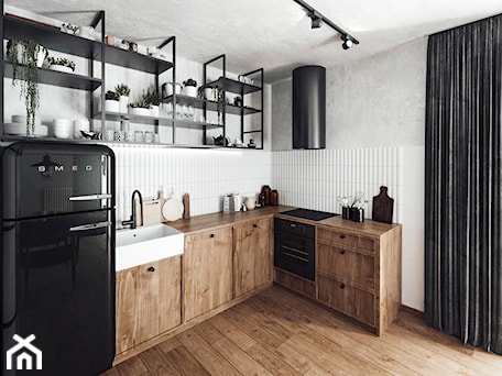 Aranżacje wnętrz - Kuchnia: #24 Mieszkanie w Warszawie - Kuchnia, styl industrialny - BOLD Design. Przeglądaj, dodawaj i zapisuj najlepsze zdjęcia, pomysły i inspiracje designerskie. W bazie mamy już prawie milion fotografii!