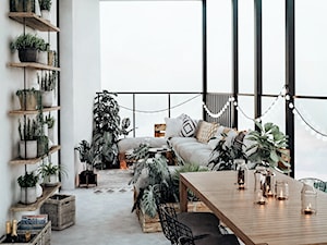 #24 Mieszkanie w Warszawie - Taras, styl skandynawski - zdjęcie od BOLD Design