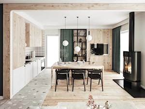 #23 Dom wczasowy w Karpaczu - Kuchnia, styl skandynawski - zdjęcie od BOLD Design