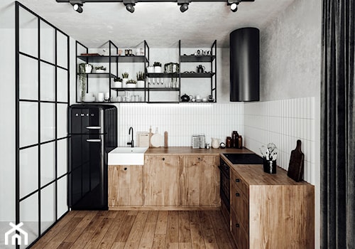 #24 Mieszkanie w Warszawie - Kuchnia, styl industrialny - zdjęcie od BOLD Design