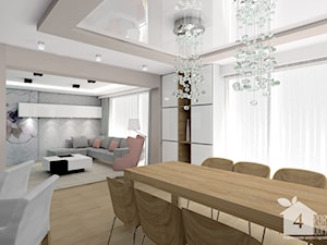 Projekt aranżacji wnętrza - Salon, styl nowoczesny - zdjęcie od 4 Pory Domu