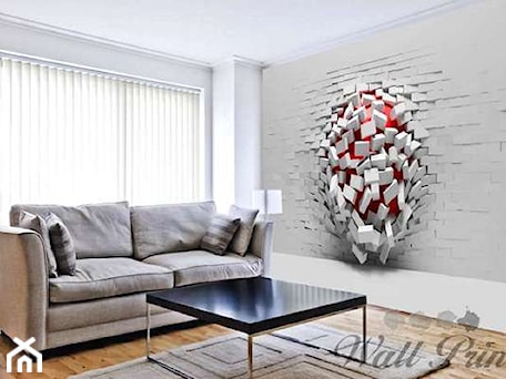 Aranżacje wnętrz - Salon: Salon - Salon - WallPrint. Przeglądaj, dodawaj i zapisuj najlepsze zdjęcia, pomysły i inspiracje designerskie. W bazie mamy już prawie milion fotografii!