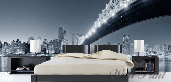 Sypialnia - Sypialnia, styl nowoczesny - zdjęcie od WallPrint