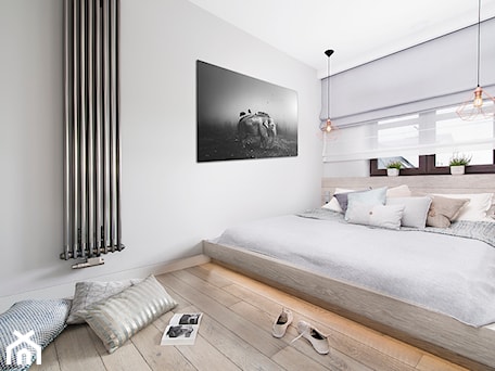 Aranżacje wnętrz - Sypialnia: Concept Design Wnętrza #1 - Średnia szara sypialnia - Piotr Arnoldes. Przeglądaj, dodawaj i zapisuj najlepsze zdjęcia, pomysły i inspiracje designerskie. W bazie mamy już prawie milion fotografii!