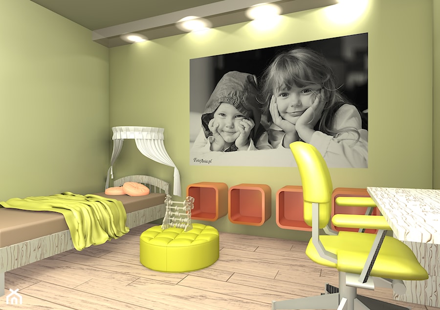 budynek mieszkalny - Pokój dziecka, styl nowoczesny - zdjęcie od Studio graficzne SCHADE