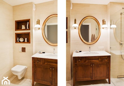 Osiedle Verdis - Średnia bez okna łazienka, styl tradycyjny - zdjęcie od Qbik Design
