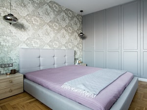 Puszczyka - Duża sypialnia, styl nowoczesny - zdjęcie od Qbik Design