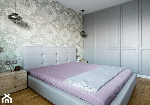Puszczyka - Duża sypialnia, styl nowoczesny - zdjęcie od Qbik Design