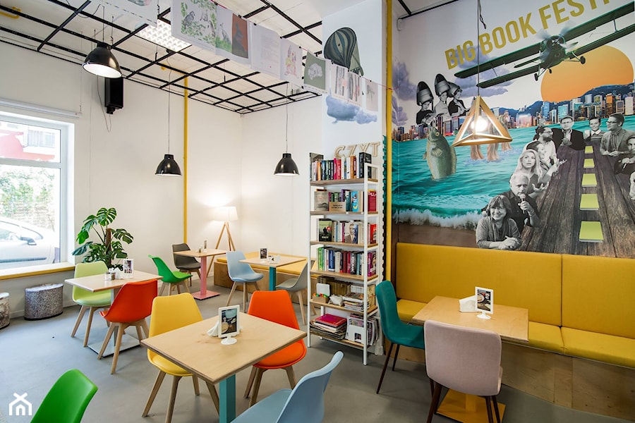 BIK BOOK CAFE - Wnętrza publiczne - zdjęcie od Qbik Design