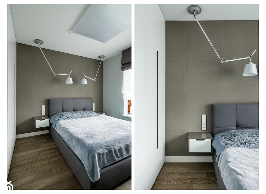 Kłobucka - Sypialnia, styl nowoczesny - zdjęcie od Qbik Design