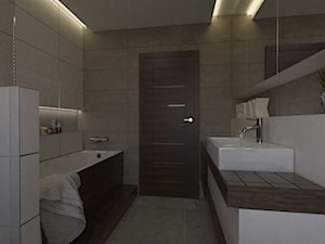 Projekt łazienki - Jaworzno - Łazienka, styl nowoczesny - zdjęcie od Zin Studio Nikola Kwasek