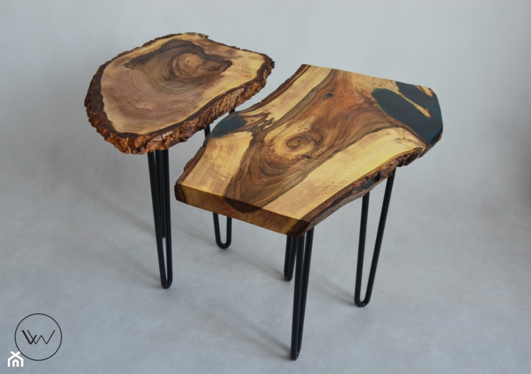 Stoliki kawowe z drewna Orzecha - zdjęcie od LineWood - Homebook