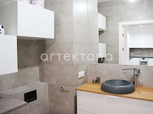 Mieszkanie na Mokotowie - Łazienka, styl nowoczesny - zdjęcie od Artektona Projektowanie Wnętrz