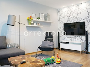 Salon, styl skandynawski - zdjęcie od Artektona Projektowanie Wnętrz