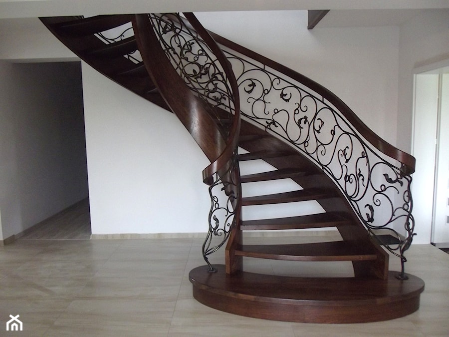 Schody Gięte - zdjęcie od Wood & Art schody