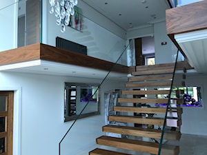 schody szklane - zdjęcie od Wood & Art schody