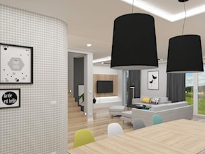 Dom w Dębogórzu - Salon, styl nowoczesny - zdjęcie od Home Project