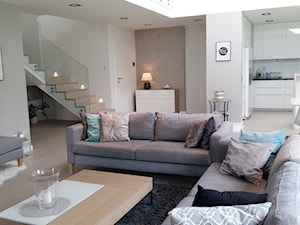 Projekt domu w stylu skandynawskim - Salon, styl skandynawski - zdjęcie od Home Project