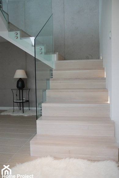 Projekt schodów styl skandynawski - zdjęcie od Home Project - Homebook
