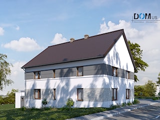 Projekt elewacji domu w miejscowości Polska Cerekiew
