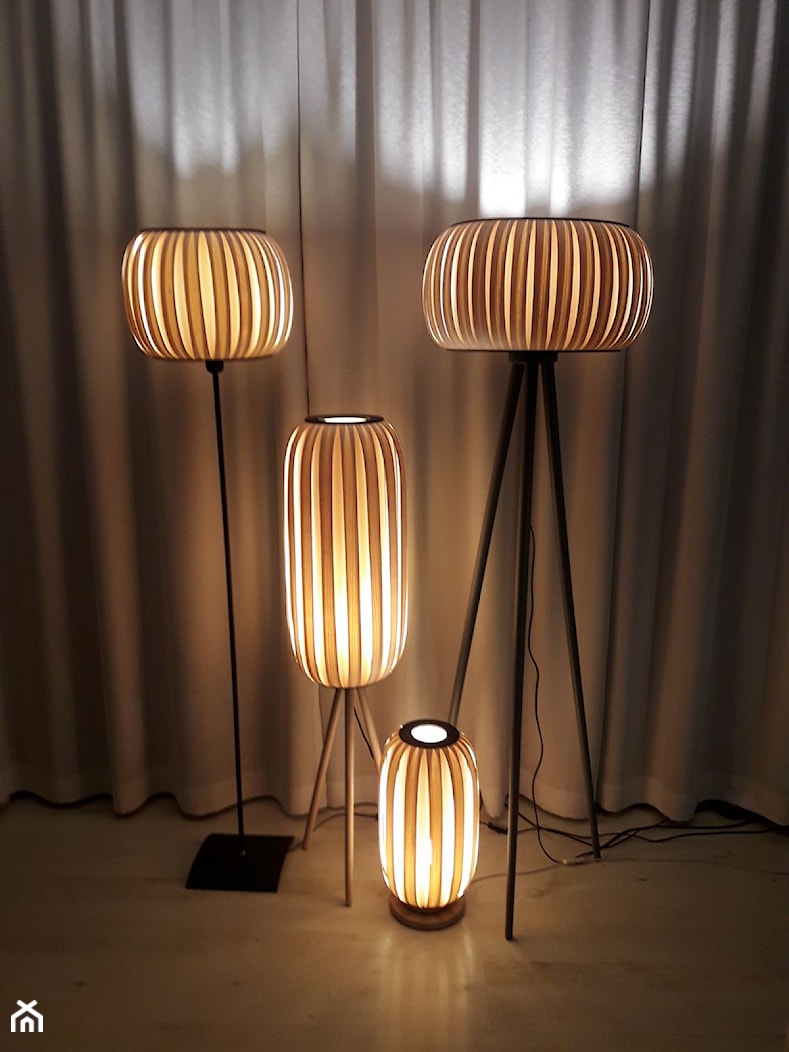 Lampy stojące abażur Elegant - zdjęcie od Pracownia lamp z drewna. - Homebook