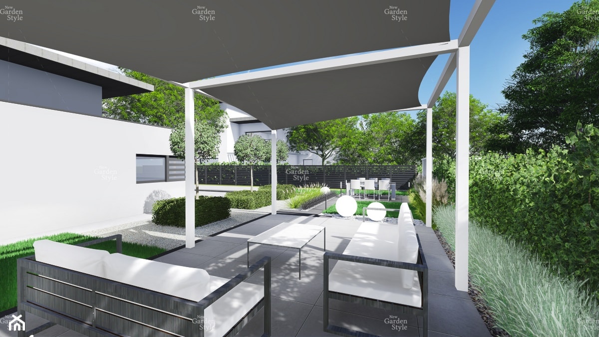 Projekt Gotowy - Moduł Ogrodowy NGS13 - zdjęcie od New Garden Style - design&construction - Homebook