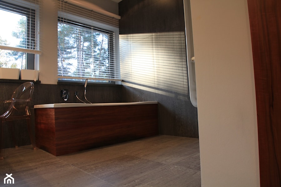 grey master bathroom - zdjęcie od Anyform