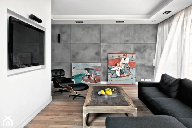 Dom pod Warszawą - Salon, styl minimalistyczny - zdjęcie od Anyform